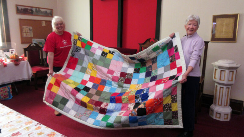 Prayer Shawl Ministry donates quilts  to Sleep in Heavenly Peace